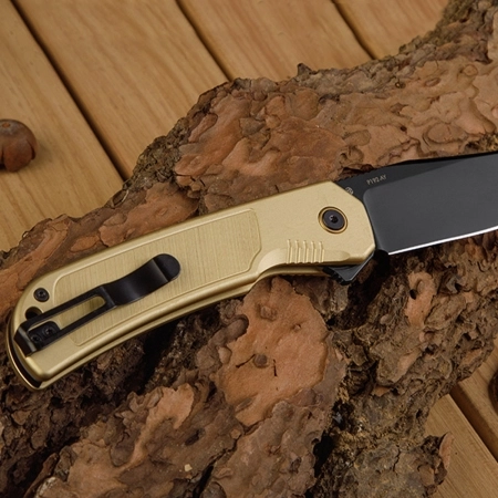 Нож складной Ruike P192-AY бронзовый
