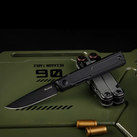 Нож складной Ruike D712-B черный