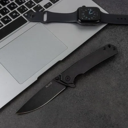 Уцененный товар Нож Ruike P801-SB Limited Edition черный(Поврежденная упаковка) Уцененный товар Нож Ruike P801-SB Limited Edition черный(Поврежденная упаковка)