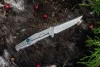Нож складной Ruike P108-SF серебряный/синий (Вскрытая, поврежденная упаковка)