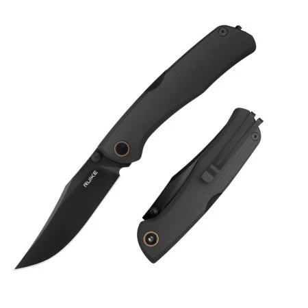 Нож складной Ruike P882-B черный (Вскрытая, поврежденная упаковка)