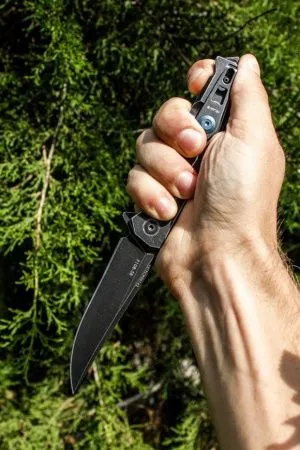 Уцененный товар Нож Ruike P108-SB черный(Упак. надорвана. Состояние 4+. Асимметрия клинка) Уцененный товар Нож Ruike P108-SB черный(Упак. надорвана. Состояние 4+. Асимметрия клинка)