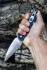 Нож складной Ruike Fang P105-Q черный/синий (Витрин. образец)