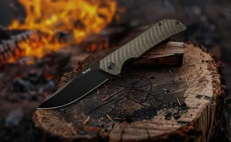 Уцененный товар Нож Ruike P123-MB хаки(Мятая, поврежден. упаковка)