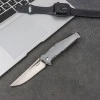 Нож складной Ruike P108-SF серебряный/синий (Вскрытая, поврежденная упаковка)