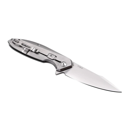 Нож складной Ruike P128-SF серый (Вскрытая, поврежден. упаковка)