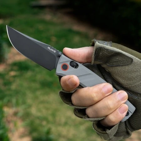 Нож складной Ruike P856-K серый