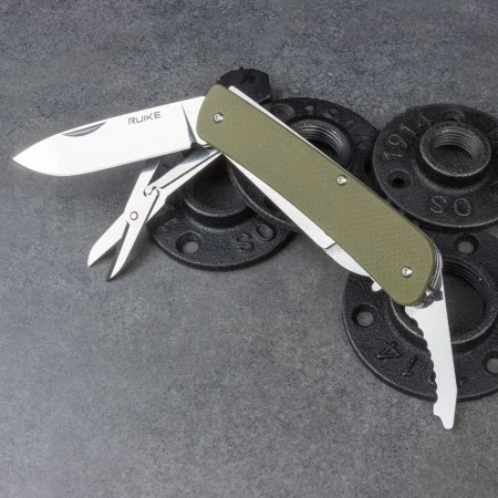 Многофункциональный нож Ruike L51-G зеленый (Вскрытая, поврежденная упаковк)