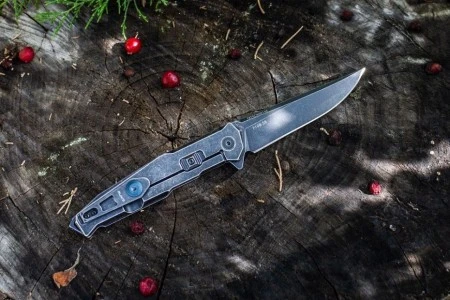 Нож складной Ruike P108-SB черный (Вскрытая, поврежденная упаковка.)