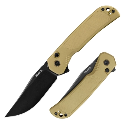 Нож складной Ruike P192-AY бронзовый