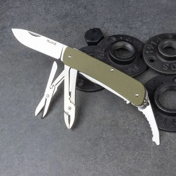 Многофункциональный нож Ruike L41-G зеленый Многофункциональный нож Ruike L41-G зеленый