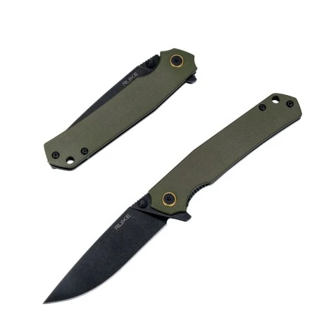 Нож складной Ruike P801-G зеленый (Витрин. образец)
