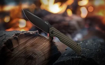 Уцененный товар Нож Ruike P123-MB хаки(Мятая, поврежден. упаковка)