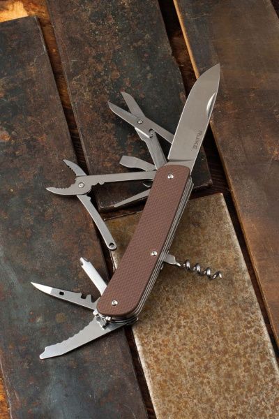 Нож multi-functional Ruike L41-N коричневый